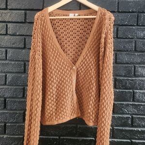 Twik Warm Brown Knit Cardigan